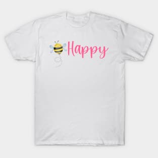 Cute Bee Happy T-Shirt